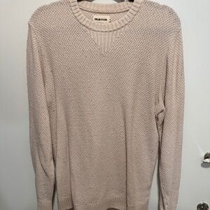 Taylor Stitch: The Russell Sweater in Heather Oat (M, size 40)